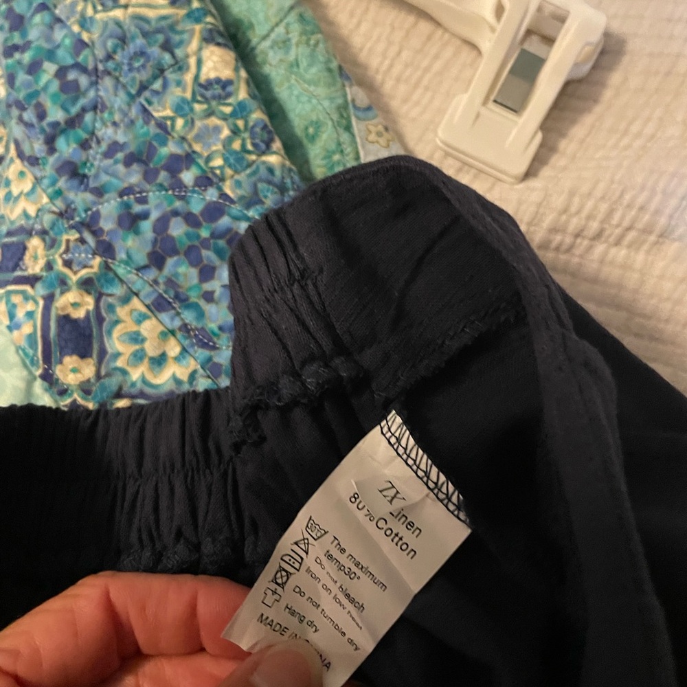 Navy blue palazzo pants - Picture 4 of 4